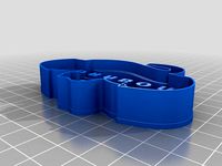 SpaceX Dragon Logo Cookie Cutter by Chynovsky