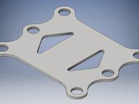 Feiyu Tech Mini Brushless Gimbal Mounting Plate by mattjtouma