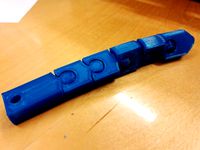 Ball-jointed "Kubotan" keyring  by Teeteedesign