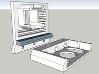 DC-motor mount for breadboard by fs459