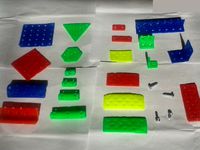 Meccano - Base Parts - Plates Struts Angles by jlsilicon