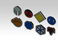 Pokemon Johto badges by viotnt