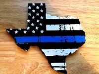 TEXAS Thin Blue Line Support by benji