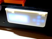 Qidi Tech / Flashforge Creator Pro Hinged LCD Night Shade Cover / LCD Hide by cncartist