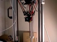 Mini delta kossel with Igus stuff and fly extruder by odino