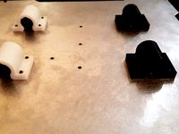 Single Bearing Holder Lulzbot taz by slashed_wings