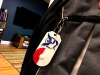 Pokemon Go Backpack Tag (Blue Team) by ThreeMuskets12