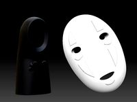 Kaonashi Figure remixed - Spirited Away by Luciagar