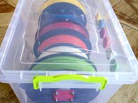 Replacing for "IKEA Samla - Filament enclosure with passages" by EugK