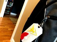 Pokemon Go Backpack Tag (Yellow Team) by ThreeMuskets12