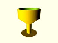 Parametric Oil Funnel with Mesh by RedWagon