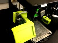 Lulzbot mini 3D Printer Raspberry Pi Web Camera Card holder Octoprint by Idea2ProductLab