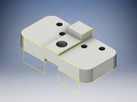 Larger end stop for Micromake/Kossel 2020 by gnahz - 5 mm version by phobic