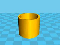 Optical Illusion Shot Glass by dodgrr