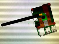 Raspberry Pi WLANStick Halterung MK1 by Scorch1262