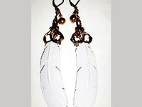 Feather Filigree Earrings by eml91