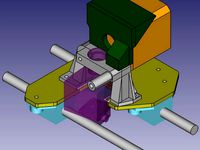 Rigidbot E3D V6 Simple Mount by Cort