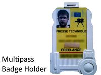 Multipass Badge Holder, the 5th element by Snorri
