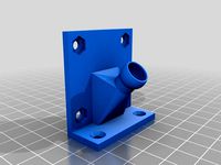 50mm Blower Fan to Modular Hose Mount (use with thing:891740) by pquijal
