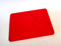 Customizable toy envelope with stamp by mingthemad