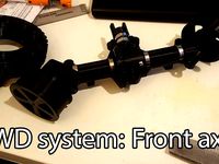 3D printed RC truck V3: Driven front axle by MrCrankyface