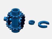 Helicopter gears and blades by Maksim_Kostenko