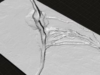 Channels South of the Base of Ascraeus Mons on Mars by xun
