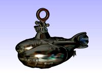 Yelow Submarine keychain by shura2000