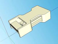 Easy print female quick release buckle clip by MilanGajic