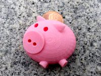 Piggy Bank Magnet by rosenshine