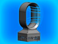 Desktop Bladeless Fan by Helix3D