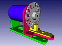 Soporte para motor DC by harboleas