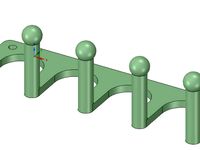 Hook for towel - Handtuchhaken by julia3d