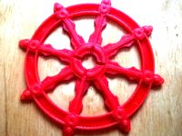 Dharma wheel by HeinPragt