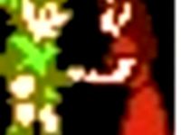 Zelda II: End scene with Zelda and Link 8 bit by dmaccallum