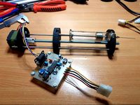 Syringe extruder by roboter