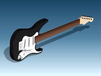Stratocaster Guitar by HeadlessMoose