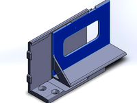 Sliding Vertical Pixhawk Mount by polysquare