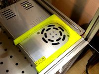 Ultimaker 2 extrusion power supply fan guide by Murraypetera