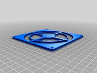 120mm Fan Shield/Cover by boeydaniel