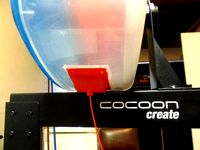 Cake container nozzle head extruder dry spool filament case protecter by 3ddeano