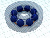 Ball Gear with ball support by squiqui