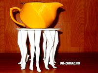 Waltz tea table by 3DDEDCLUB