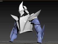 Monster Hunter 2 Freedom Ultimate Ceanataur Cosplay/Action Figure Braces and chestplate resized by Setsu