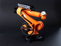 KUKA KR150 industrial robot scale model by BlacklightShaman