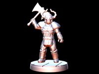 Barbarian Warlord (15mm scale) by dutchmogul