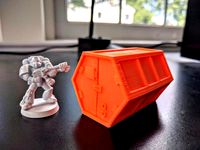 Small Shipping Container (wargaming widget) by rocketshipgames