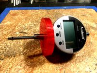 Rostock Max V2 - Digital Dial Indicator Holder for advanced Delta Calibration by Artesian