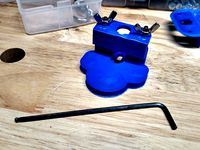 Kossel Delta 200mm Round Bed Clamps, FSR Compatible by candicemakes