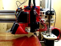 E3D Titan i3v mount (fan and servo mounts) by andrewlstewart